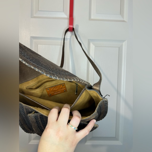 Patricia Nash crossbody bag with suede interior great condition! - Picture 7 of 12